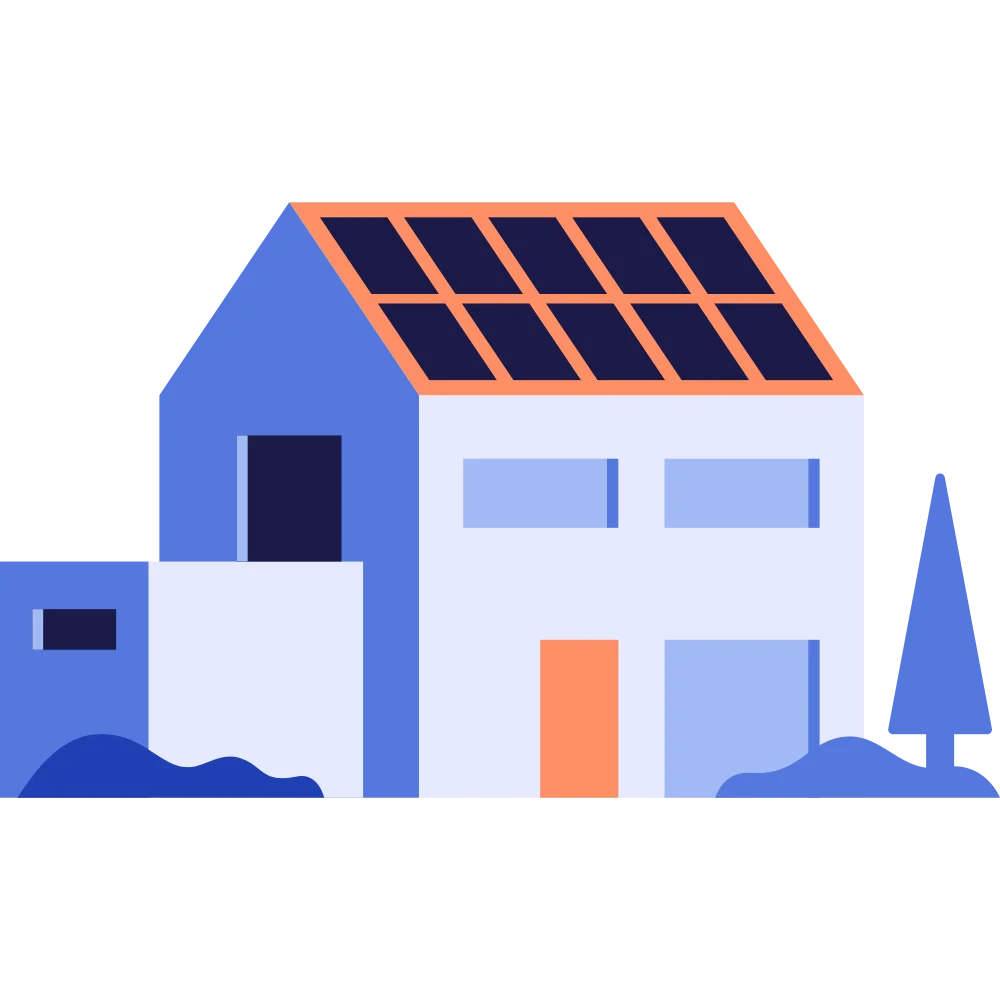 illustratie huis otovo